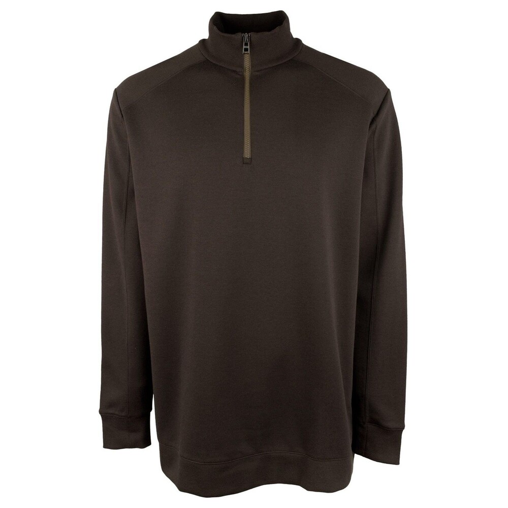 Hugo Boss Men's Big and Tall Sidney Jersey Quarter Zip Pullover-DB-XXL